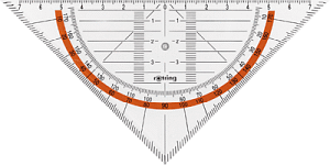 Rotring Geometriedreieck ohne Griff 16cm S0237630