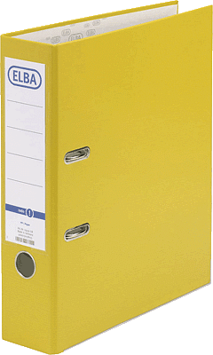 ELBA Ordner PP 10456GB A4 80 mm gelb