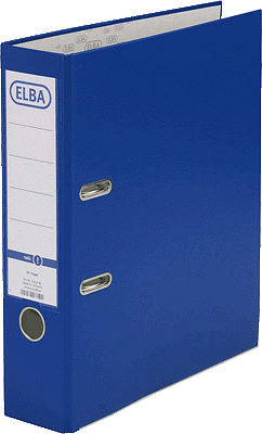 ELBA Ordner PP 10456BL A4 80 mm blau