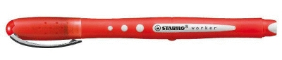 Stabilo® Tintenroller worker® colorful - 0,5 mm, rot