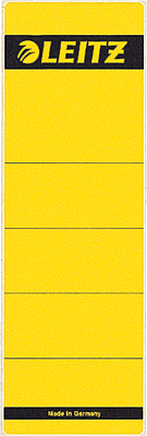LEITZ Rückenschilder 1642 gelb VE10