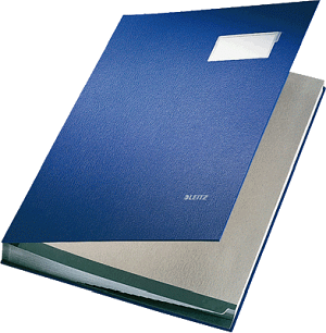 LEITZ 5701-00-35 Unterschriftsmappe 10F blau