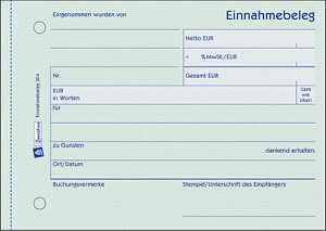 Zweckform Einnahmebeleg