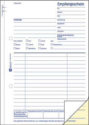 Avery Zweckform Lieferschein