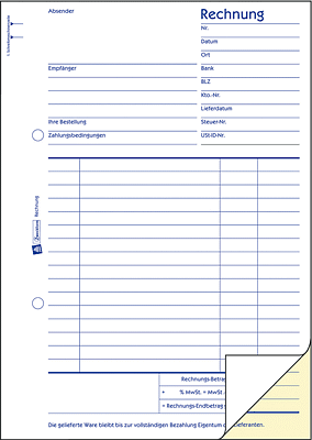 Zweckform Rechnung SD