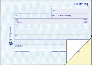 Zweckform Quittung SD 1736