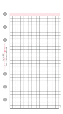 'Chronoplan Ersatzeinlage ''kariert'' - Midi, 75 Blatt'