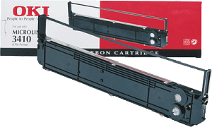 Farbband Nylon BK ML3410 OKI-Nr.: 09002308, 10Mio Z.