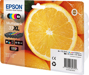 EPSON C13T33574011 Multipack Nr.33XL CMYKK VE5