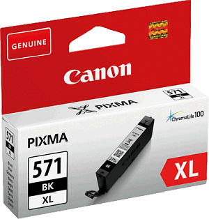 Canon Tintenpatrone CLI571XL BK 0331C001 schwarz