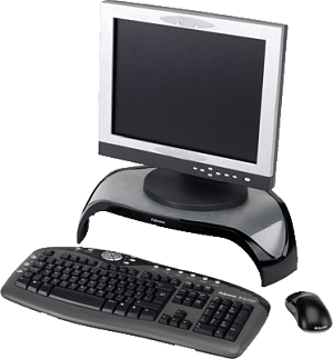 Fellowes 8020101 Monitorständer schwarz/silber