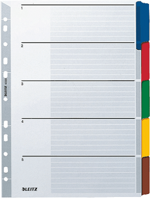 LEITZ Register 5 teilig