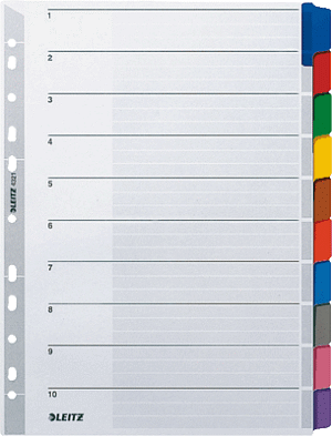 LEITZ Register 10 teilig