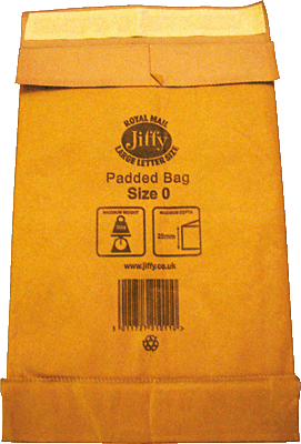 Jiffy Papierpolstertasche Gr. 0, 150x229mm braun VE200