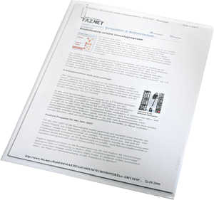 LEITZ Sichthülle 4000-00-03 A4 VE100