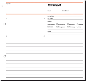 Sigel Kurzbrief 2/3 A4 SD009