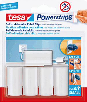 Tesa Powerstrips Kabel-Clip