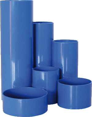 M&M 68500239 Stifteköcher blau 129x139x147mm