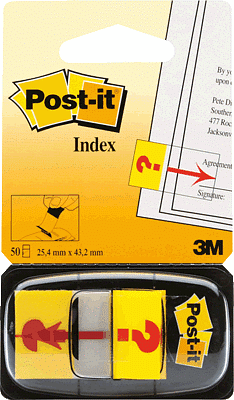 3M Post-it Index Fragezeichen