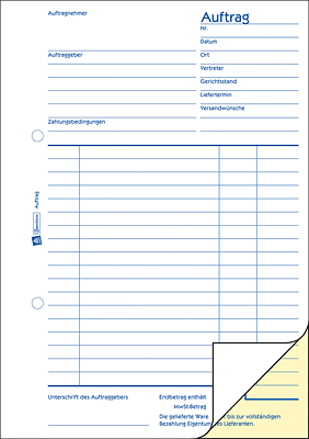 Zweckform Auftrag 1725 SD