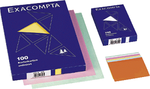 EXACOMPTA Karteikarte 13309E