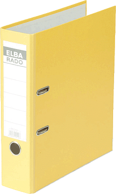 ELBA 100022613 Ordner rado 10417GB A4 80mm gelb