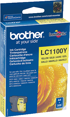 Brother Tintenpatrone LC1100Y