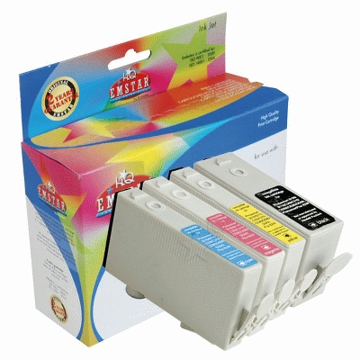 Emstar H158 Alternativ Tintenpatrone MultiPack Bk,C,M,Y (190HPD5460MULTI,H1958)