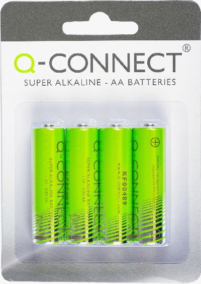 Q-Connect Super Alkaline Batterien - Mignon/LR06/AA, 1,5 V