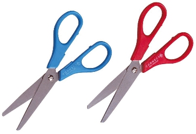 Q-Connect KF01229 Bastelschere - 13 cm, farbig sortiert