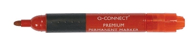 Q-Connect Permanentmarker Premium, ca. 3 mm, rot