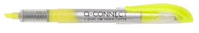 Q-Connect Textmarker Liquid Ink, ca. 1 - 4 mm, gelb