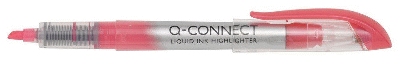 Q-Connect Textmarker Liquid Ink, ca. 1 - 4 mm, pink