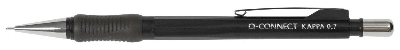 Q-Connect Druckbleistifte Kappa, 0,3 mm, HB, schwarz