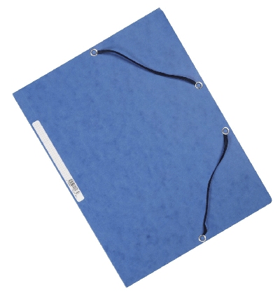 Q-Connect Eckspanner - Karton A4 blau