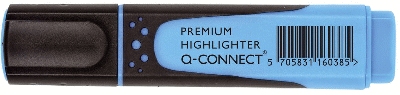 Q-Connect Textmarker Premium - ca. 2 - 5 mm Premium - blau