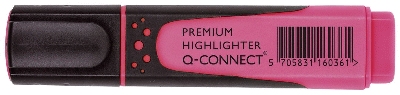 Q-Connect Textmarker Premium - ca. 2 - 5 mm Premium - rosa