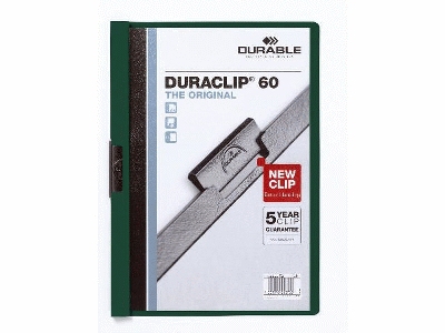 Durable Klemm-Mappe DURACLIP® 60 - A4, petrol/dunkelgrün