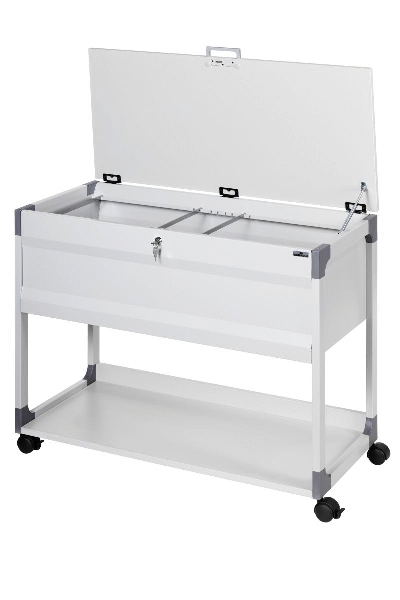 Durable 3787 10 Hängemappenwagen SYSTEM FILE TROLLEY 100 MULTI TOP, grau