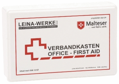 Leina-Werke Betriebsverbandkasten Office-First Aid - inkl. Wandhalterung - Kunst