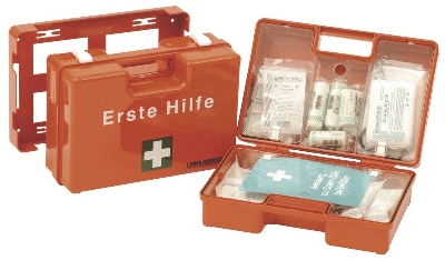 Leina-Werke Erste-Hilfe-Koffer SAN - DIN 13169 - orange