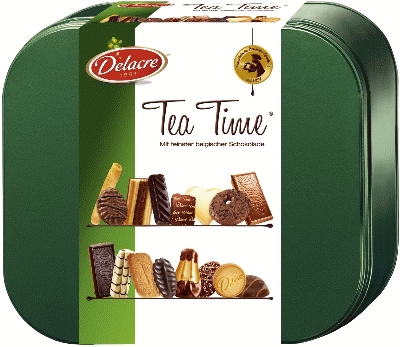 Delacre Gebäck Tea Time - Schmuckdose, 7x à 500 g