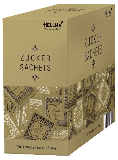 Hellma Zucker-Sachets Goldline 750 Stück