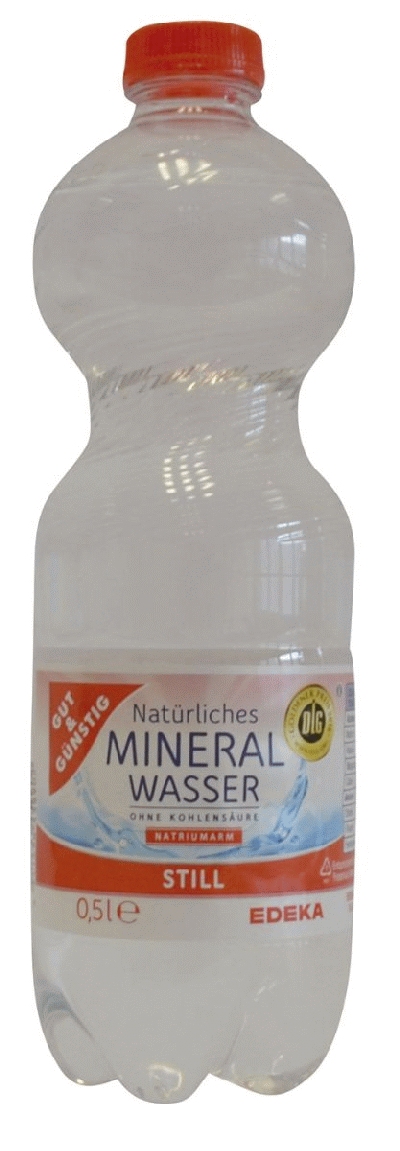 Gut & Günstig Mineralwasser ohne Kohlensäure - 500 ml