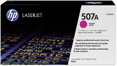 HP CE403A Lasertoner No.507A magenta ca. 6.000 Seiten