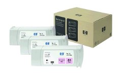 HP C5071A Tintenpatrone Dye Nr.81 lt-M 3x 680ml