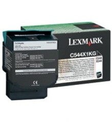 Lexmark Toner schwarz C544/X544, ca. 6000 Seiten, return