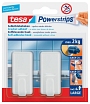 Tesa® Powerstrips® Systemhaken - ablösbar, classic, Tragfähigkeit 2 kg, weiß