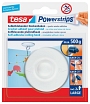 Tesa® Powerstrips® Deckenhaken - ablösbar, Tragfähigkeit 500g, rund, weiß