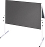 Franken CC-UMTF-G12 X-tra!Line® Moderationstafel - 120 x 150 cm, grau/Filz, klappbar